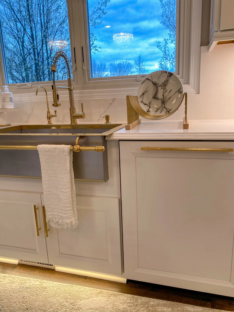 Inspire Me! Home Decor Gold Metal And Mango Wood Dish Drying Rack 4 Inspire Me! Home Decor Gold Metal And Mango Wood Dish Drying Rack