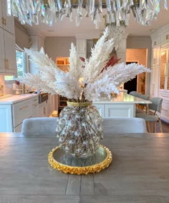 Inspire Me! Home Decor White Pampa Stem