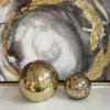 Inspire Me! Home Decor Gold Orb Candles (2 Sizes)