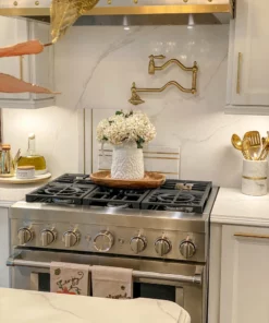 Inspire Me! Home Decor White Floral Detailed Pitcher