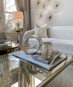 Inspire Me! Home Decor Large Metal Swirl Sculpture (2 Colors)