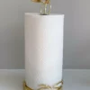 Inspire Me! Home Decor Gold Leaf Detailed Paper Towel Holder