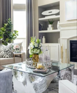 Inspire Me! Home Decor Gold Wavy Design Vase (2 Sizes) " From Pops Of Color Home Collection"