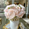 Inspire Me! Home Decor Floral Stems 12" Soft Pink Peony Bundle
