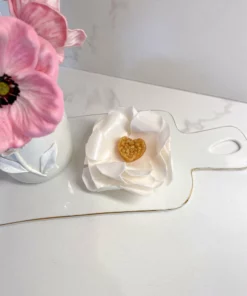 Inspire Me! Home Decor Gold Heart Flower Soap
