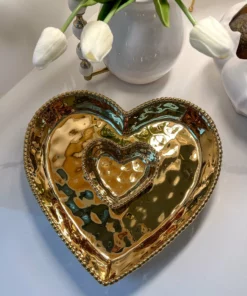 Inspire Me! Home Decor Heart Tray Set (2 Colors)