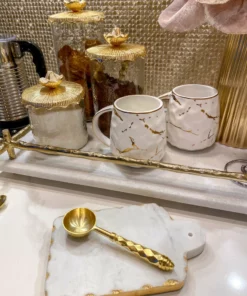 Inspire Me! Home Decor Gold Hammered Handle Spoons (Set Of 4)