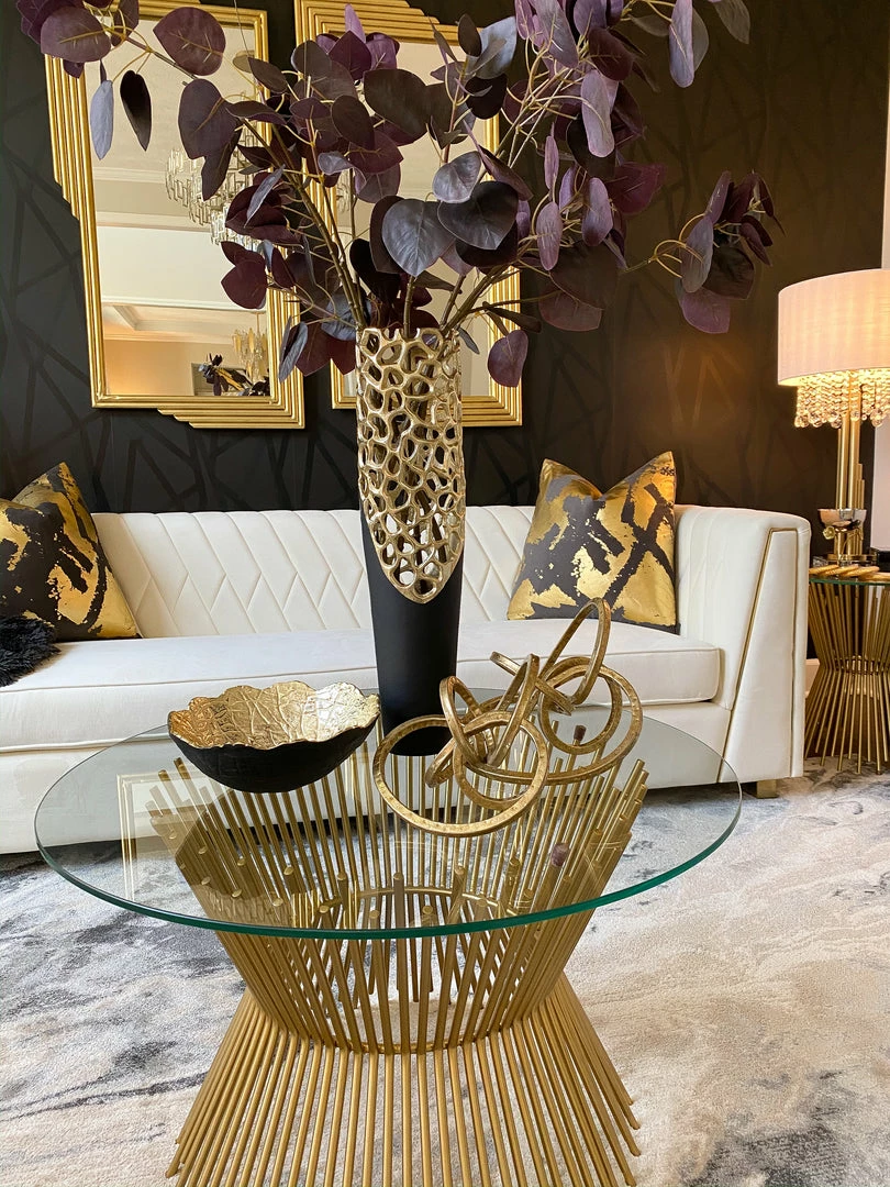 Inspire Me! Home Decor Gold Textured Abstract Sculpture (2 Sizes) 5 Inspire Me! Home Decor Gold Textured Abstract Sculpture (2 Sizes)