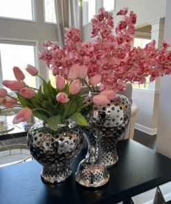 Inspire Me! Home Decor Gold Pierced Patterned Ginger Jar (2 Sizes)