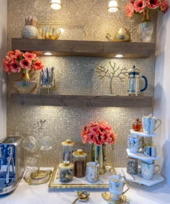 Inspire Me! Home Decor Gold Hammered Texture Pitcher (2 Sizes)