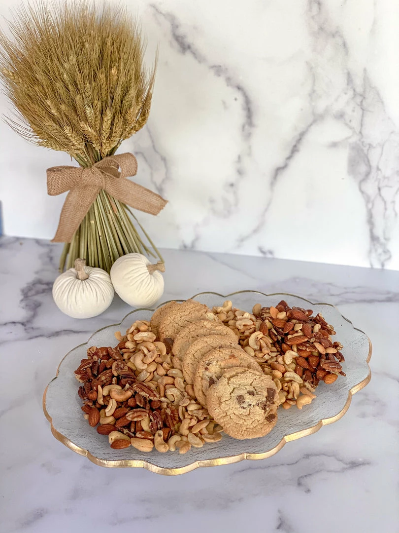 Inspire Me! Home Decor Gold Scalloped Edge Oblong Glass Tray 3 Inspire Me! Home Decor Gold Scalloped Edge Oblong Glass Tray