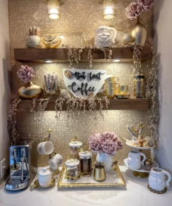 Inspire Me! Home Decor Crystal Cascading Garland Floral Stems