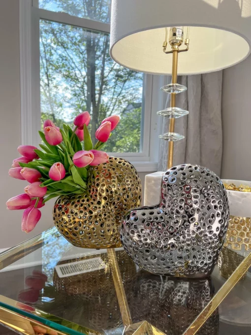 Inspire Me! Home Decor Heart Sculpture (2 Colors)