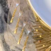 Inspire Me! Home Decor Crumpled Gold Handle Dessert Forks (Set Of 4) 1 Inspire Me! Home Decor Crumpled Gold Handle Dessert Forks (Set Of 4)