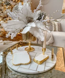 Inspire Me! Home Decor White Enameled Metal Candle Holder (2 Colors) 11 Inspire Me! Home Decor White Enameled Metal Candle Holder (2 Colors)