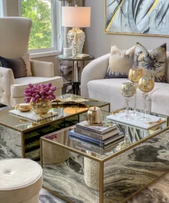 Inspire Me! Home Decor Long Skinny Feather Tray (2 Colors)