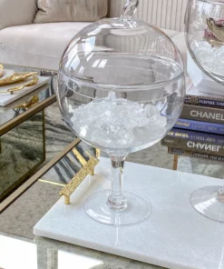 Inspire Me! Home Decor Glass Stem Jar (2 Sizes)