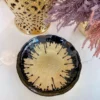 Inspire Me! Home Decor Black Dipped Large Gold Bowl