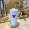 Inspire Me! Home Decor Heart Travel Mug W/ Handle KITCHEN 2 Inspire Me! Home Decor Heart Travel Mug W/ Handle KITCHEN
