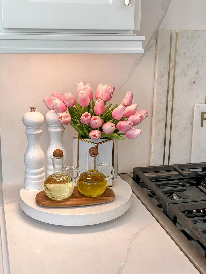 Inspire Me! Home Decor Oil & Vinegar Cruet Set W/ Acacia Tray 3 Inspire Me! Home Decor Oil & Vinegar Cruet Set W/ Acacia Tray