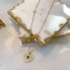 Inspire Me! Home Decor Evil Eye Necklace