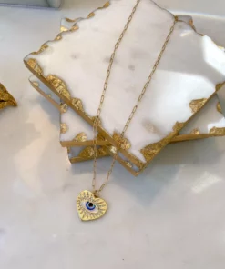 Inspire Me! Home Decor Evil Eye Necklace