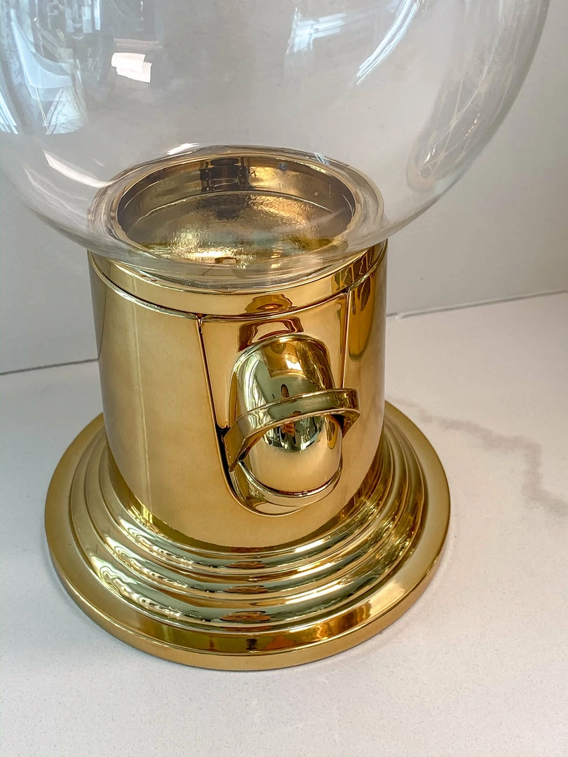 Inspire Me! Home Decor Gold Gumball Machine 5 Inspire Me! Home Decor Gold Gumball Machine