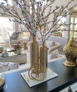 Inspire Me! Home Decor Gold Textured Abstract Sculpture (2 Sizes) 11 Inspire Me! Home Decor Gold Textured Abstract Sculpture (2 Sizes)