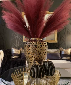 Inspire Me! Home Decor Light Feathered Pampa Grass Stem (4 Colors) Floral Stems