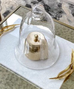 Inspire Me! Home Decor Glass Bell Cloche ( Glass Dome )