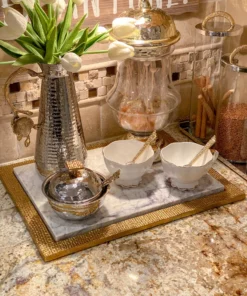 Inspire Me! Home Decor Sugar/Honey Dispenser With Mosaic Handle