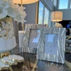 Inspire Me! Home Decor Silver Textured Picture Frame (2 Sizes)