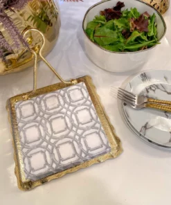 Inspire Me! Home Decor Decorative Square Lunch Napkins (9 Patterns)