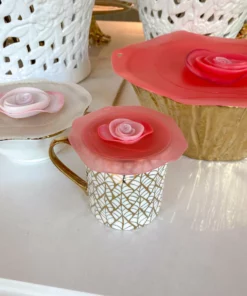 Inspire Me! Home Decor KITCHEN Silicone Rose Mug Lids (Set Of 2) 7 Inspire Me! Home Decor KITCHEN Silicone Rose Mug Lids (Set Of 2)