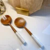 Inspire Me! Home Decor Wood Servers W/ Marble Handle KITCHEN