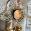 Inspire Me! Home Decor Metallic Pearl Wreath