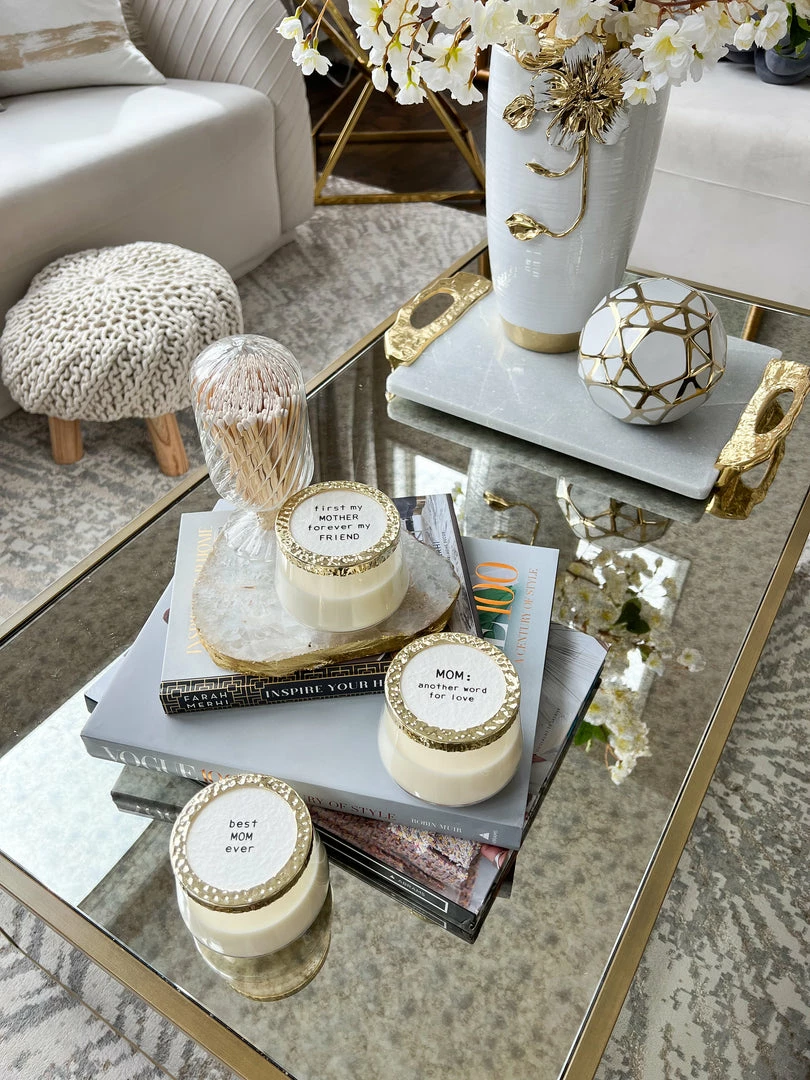 Inspire Me! Home Decor "Mom" Candle (3 Styles) 3 Inspire Me! Home Decor "Mom" Candle (3 Styles)