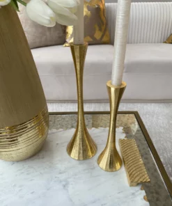 Inspire Me! Home Decor Geometric Candlesticks (2 Sizes And 2 Colors) 12 Inspire Me! Home Decor Geometric Candlesticks (2 Sizes And 2 Colors)