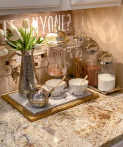 Inspire Me! Home Decor Sugar/Honey Dispenser With Mosaic Handle