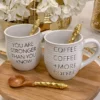Inspire Me! Home Decor Coffee Coffee + More Coffee Mug KITCHEN