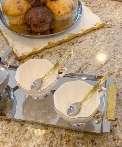 Inspire Me! Home Decor KITCHEN Willow Leaf Spoon Set Of 4