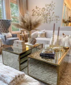 Inspire Me! Home Decor Light Feathered Pampa Grass Stem (4 Colors) Floral Stems