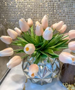 Inspire Me! Home Decor Real Touch Tulip Bouquet (8 Colors)