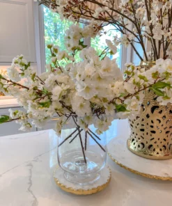 Inspire Me! Home Decor Clear Glass Stem Vase