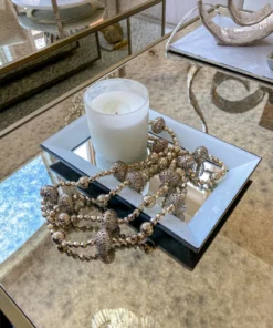 Inspire Me! Home Decor Bevelled Glass Mirror Tray