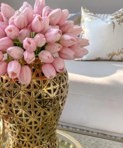 Inspire Me! Home Decor Soft Pink Tulip Bundle