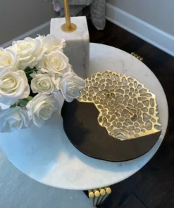 Inspire Me! Home Decor Black And Gold Decorative Plate