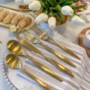 Inspire Me! Home Decor Matte Gold Flatware Set (4 Place Settings)