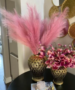 Inspire Me! Home Decor Light Feathered Pampa Grass Stem (4 Colors) Floral Stems