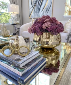 Inspire Me! Home Decor Wide Rimmed Gold Bowl (2 Sizes) 9 Inspire Me! Home Decor Wide Rimmed Gold Bowl (2 Sizes)